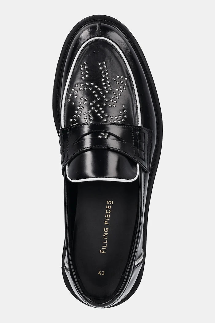 Filling Pieces Loafer Gowtu Studs Deri Mokasen