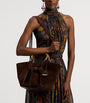 Brown Suede Ralph Tote Bag