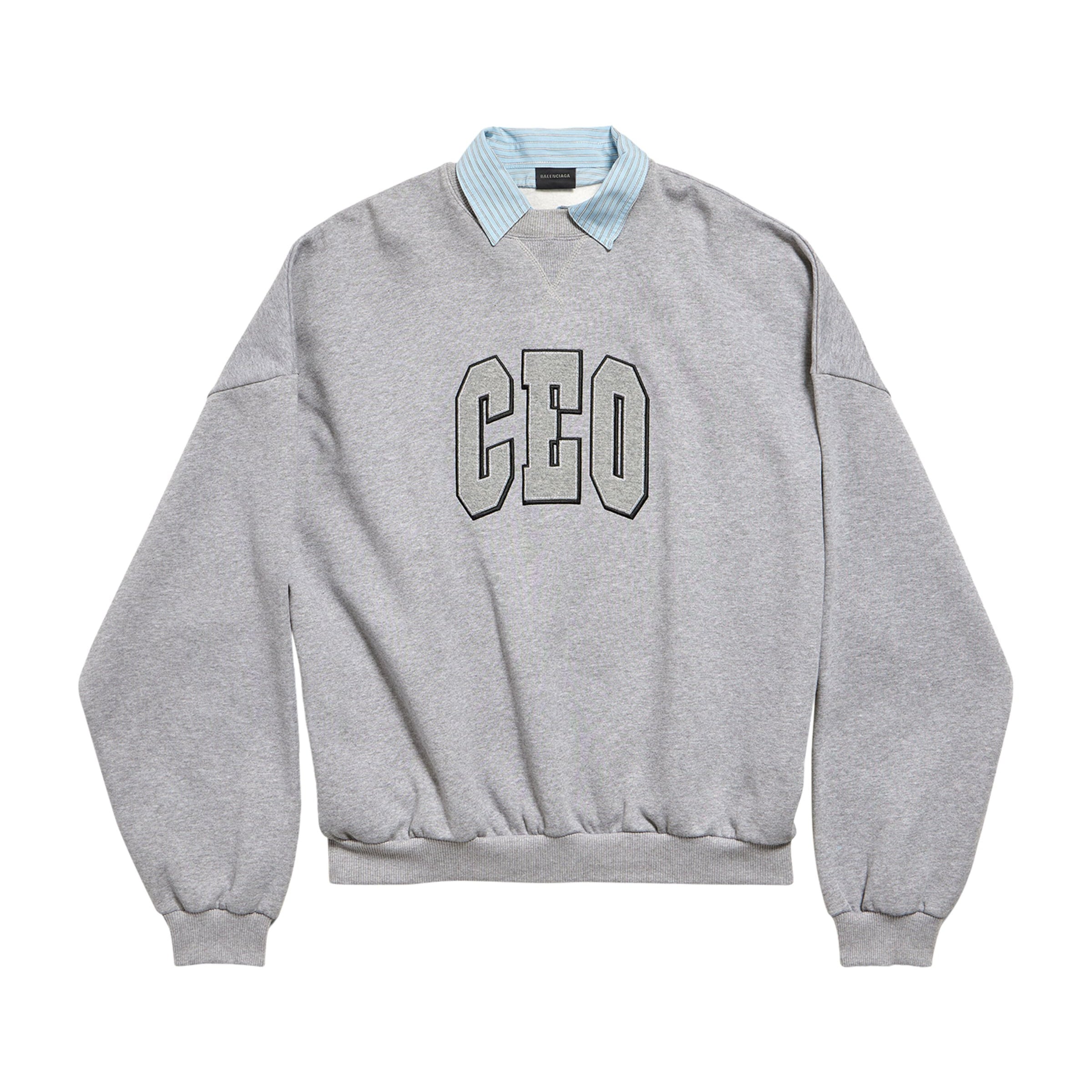 Grey Cotton CEO Sweatshirt