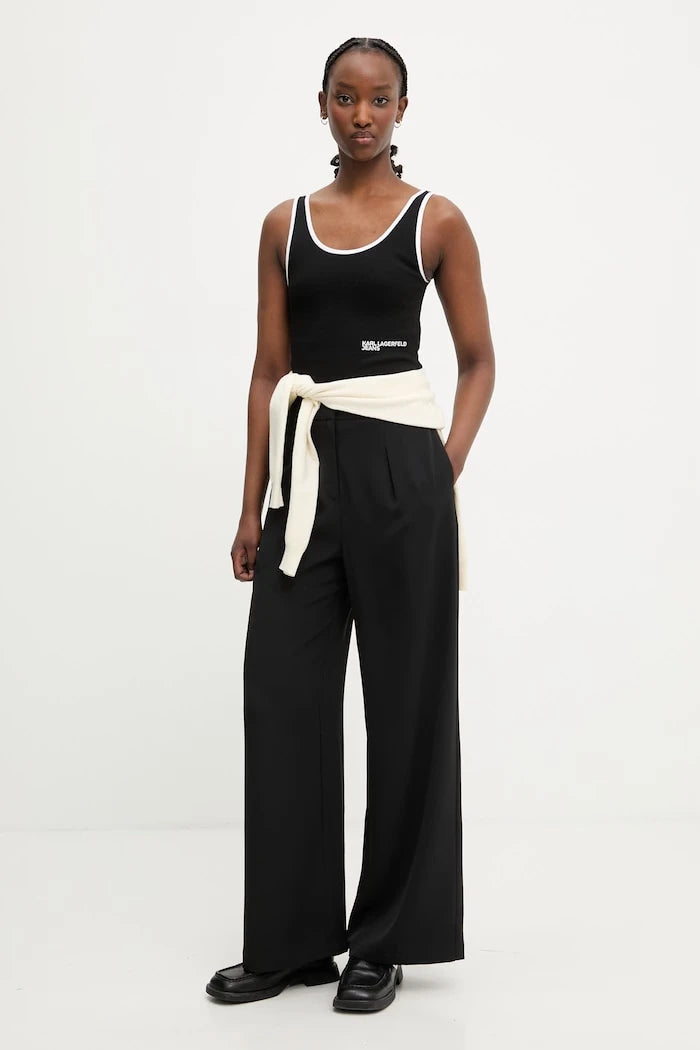 Karl Lagerfeld Jeans топ дамски с памук