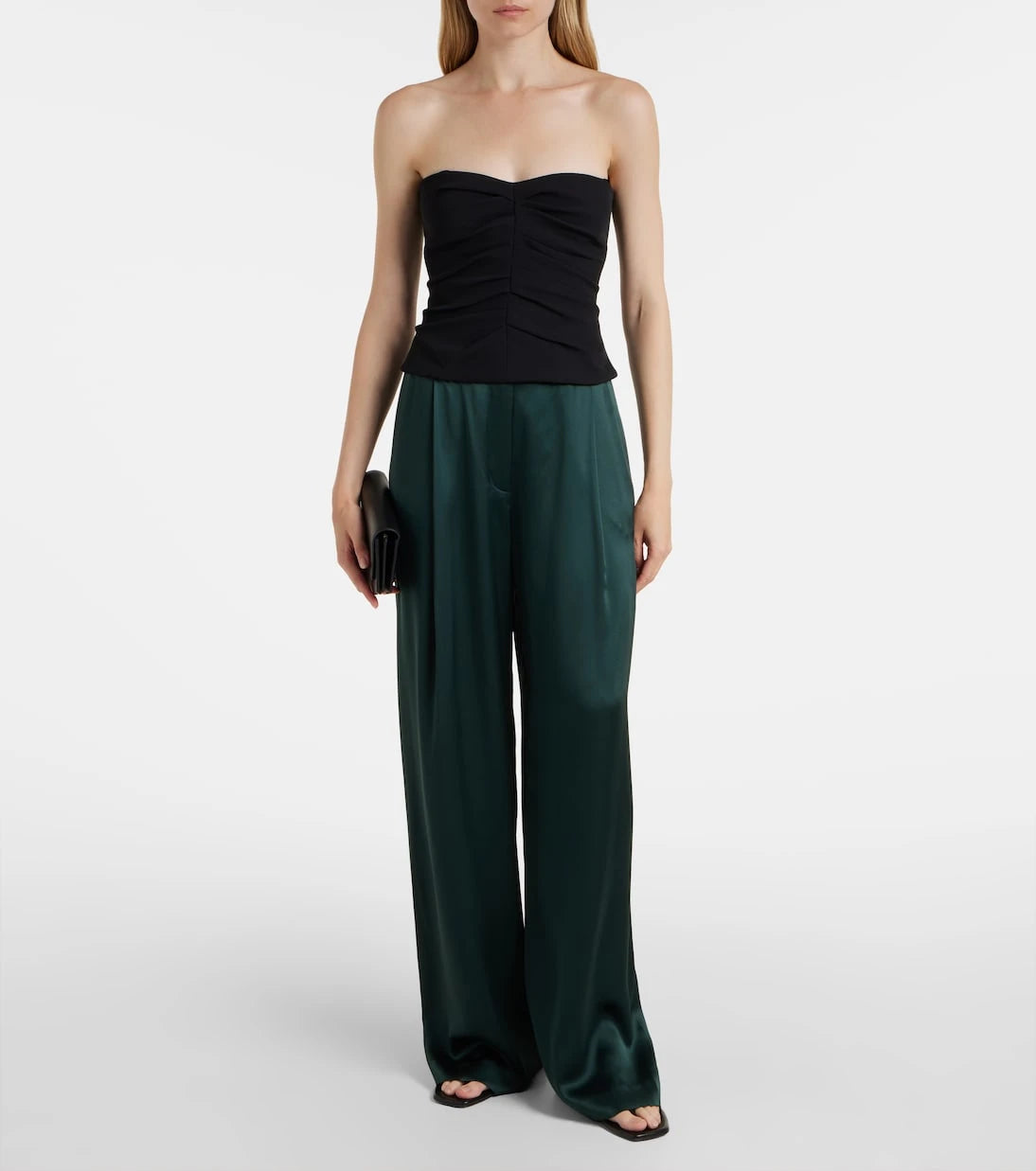 The Sei - Silk satin wide-leg pants