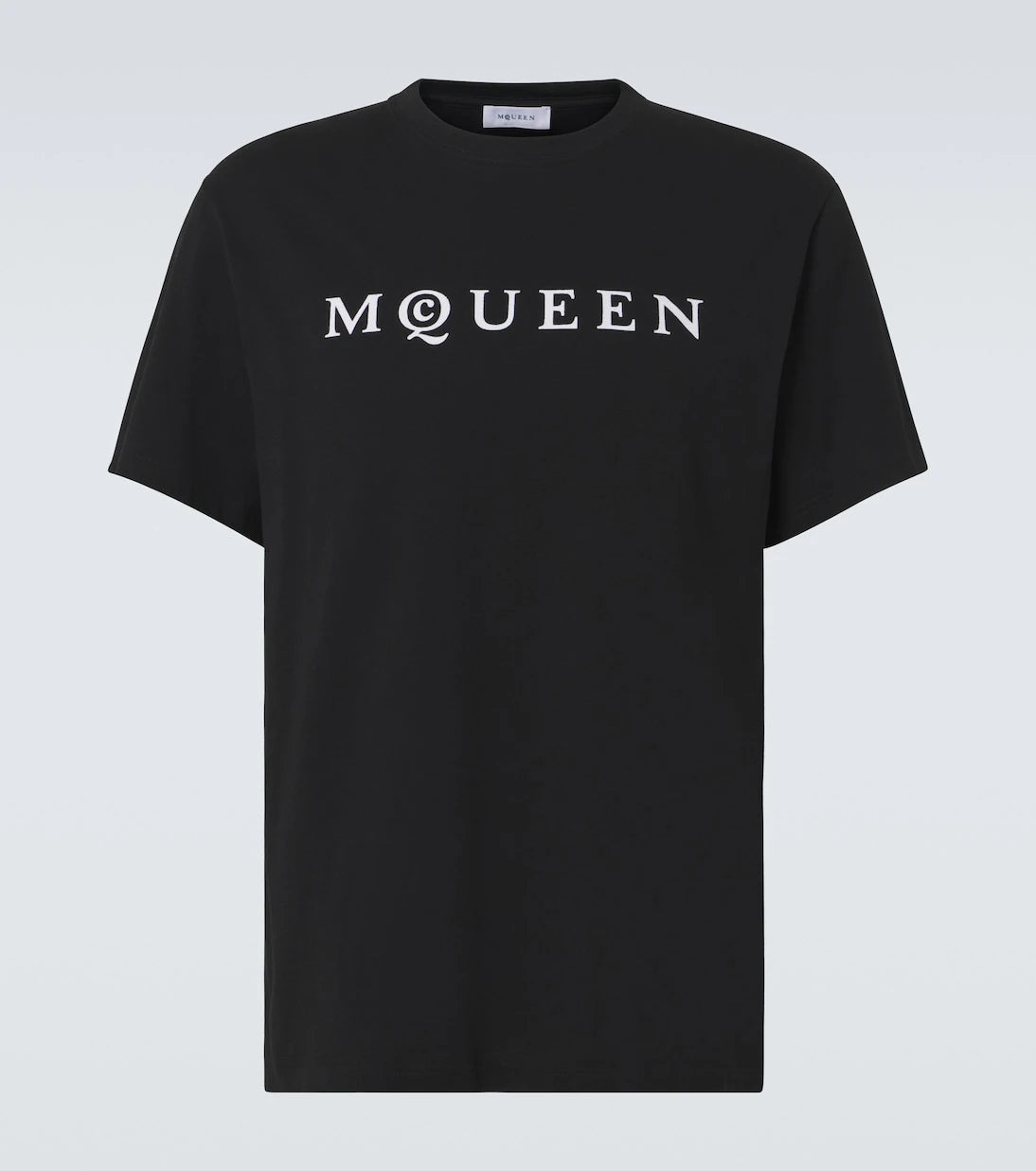 McQueen - Logo cotton jersey T-shirt