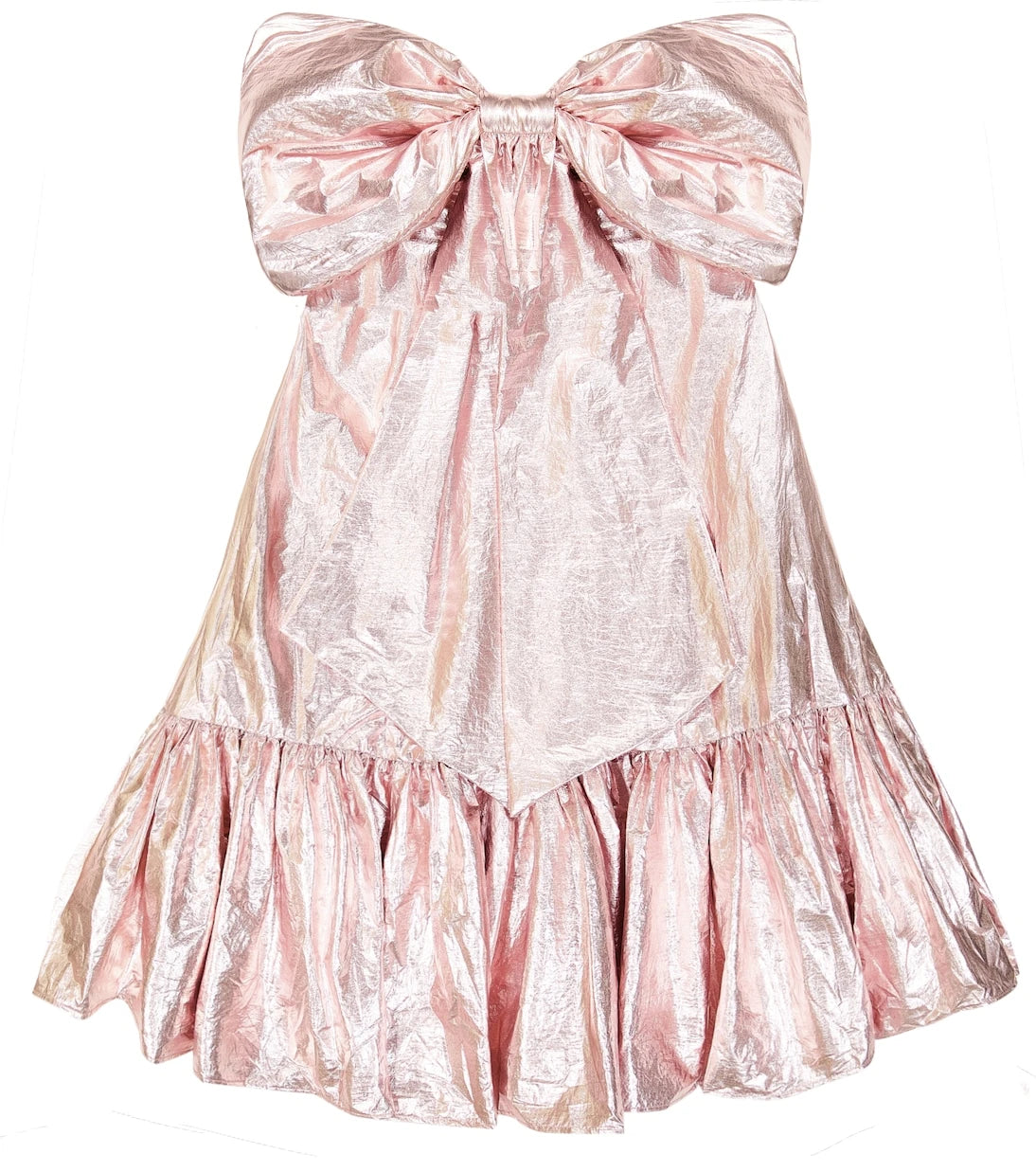 Caroline Bosmans - Metallic bow-detailed dress