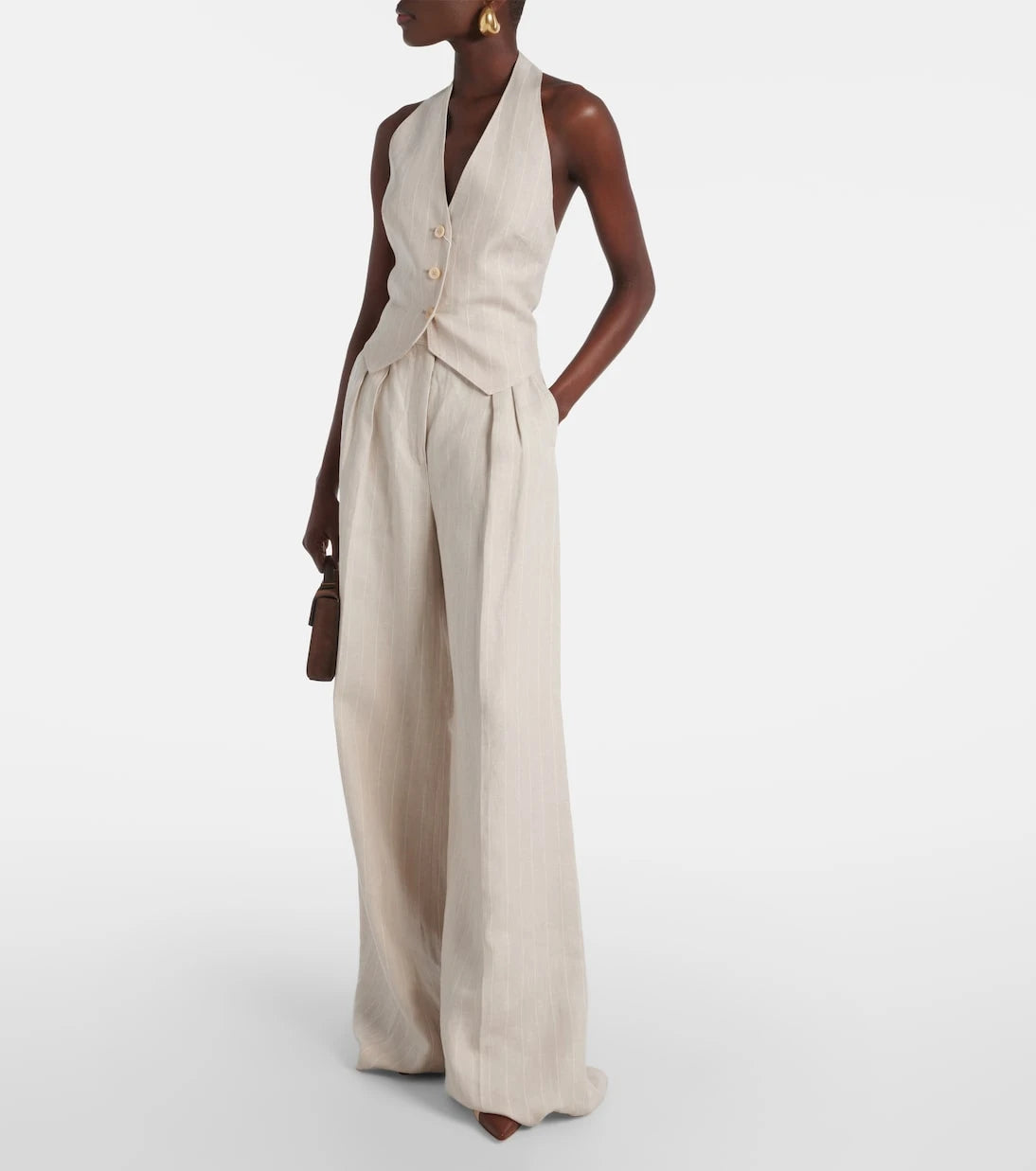 Max Mara - Sauro linen vest