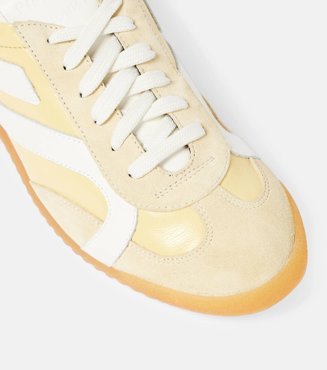 Proenza Schouler - Track suede-trimmed leather sneakers