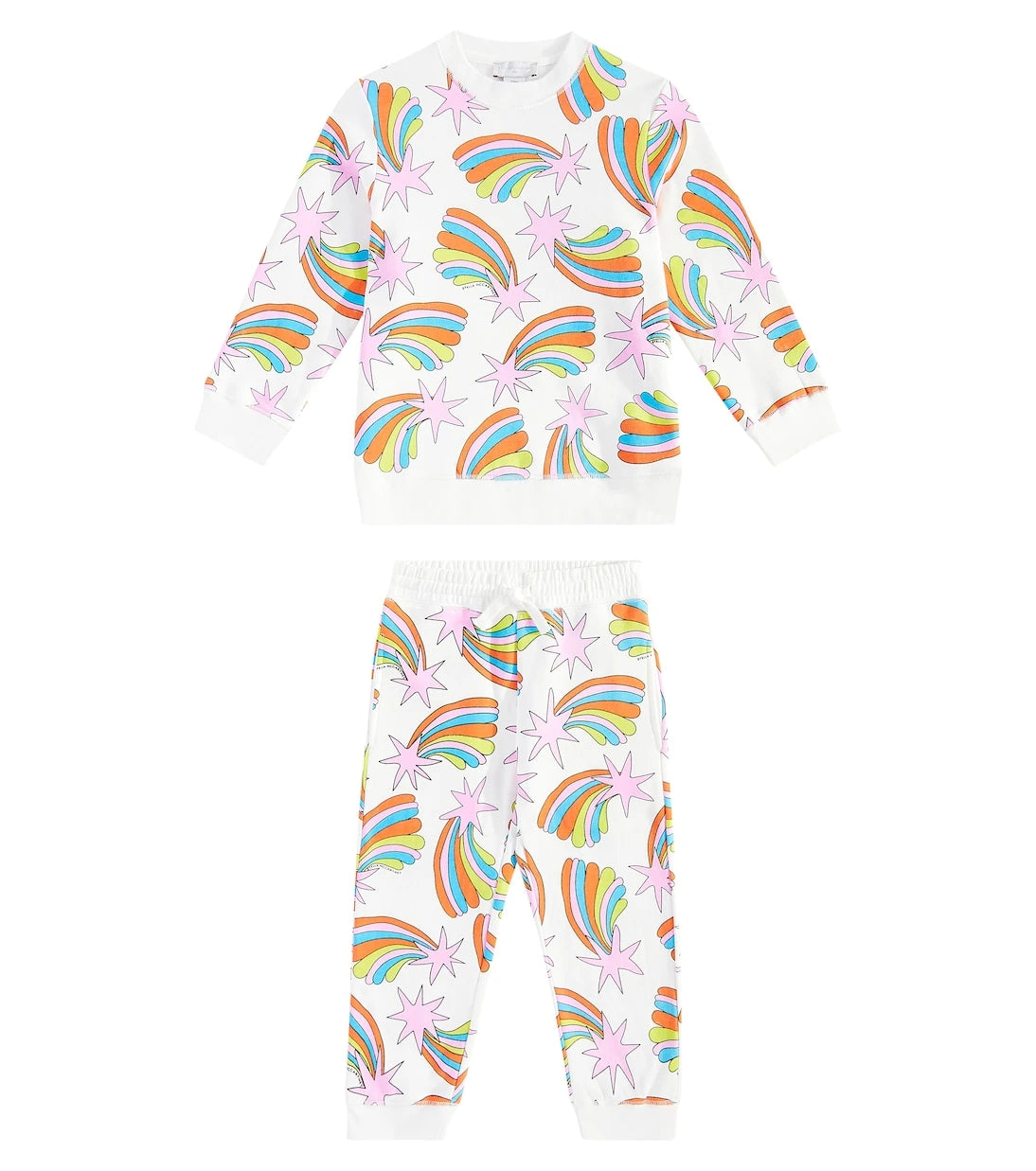 Stella McCartney Kids - Printed cotton sweatshirt and sweatpants set