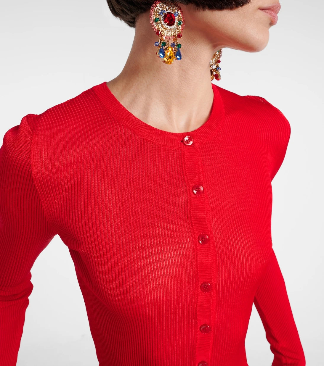 Dolce&Gabbana - Ribbed-knit cardigan