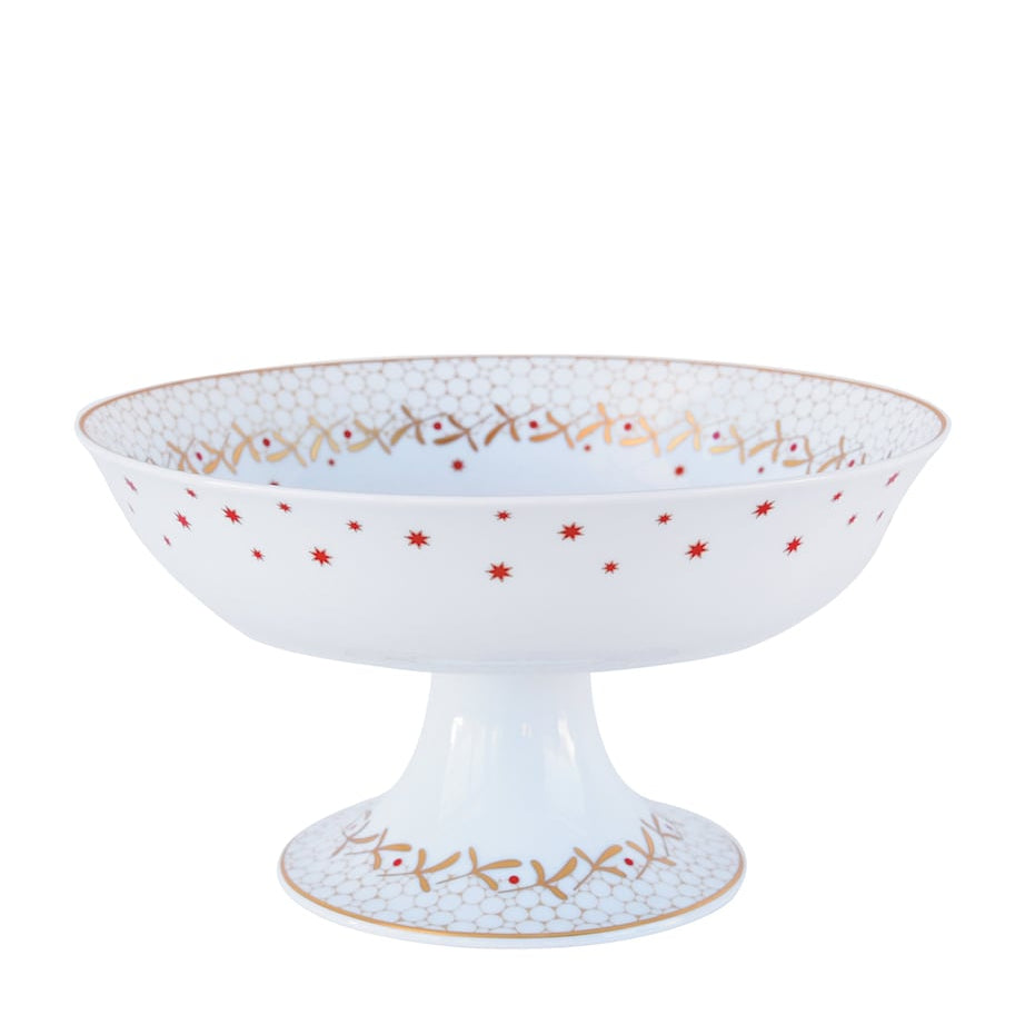 Bernardaud Large Noël Footed Coupe