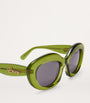 Green Acetate Dawn Oval Sunglasses