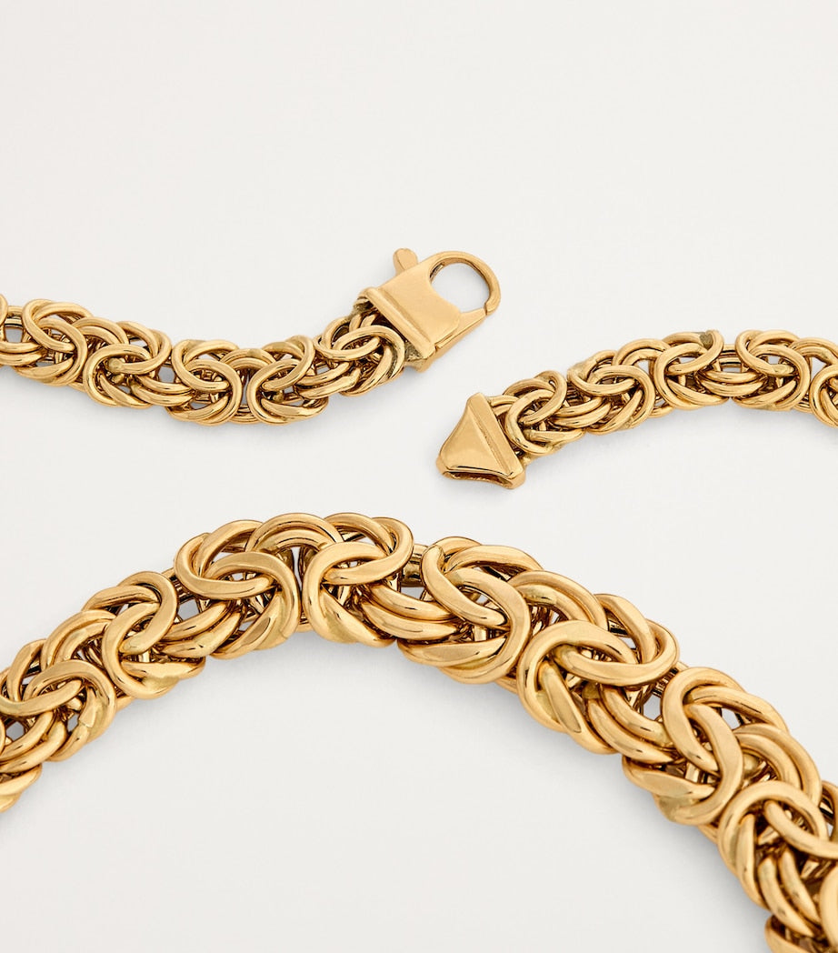 Azlee Yellow Gold Seduction of the Senses Empress Necklace