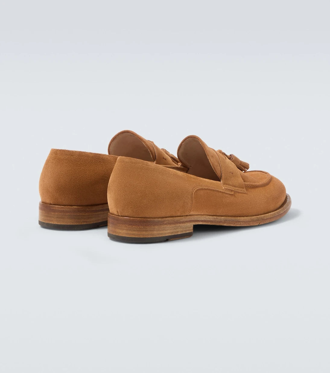 Eleventy - Tasseled suede penny loafers