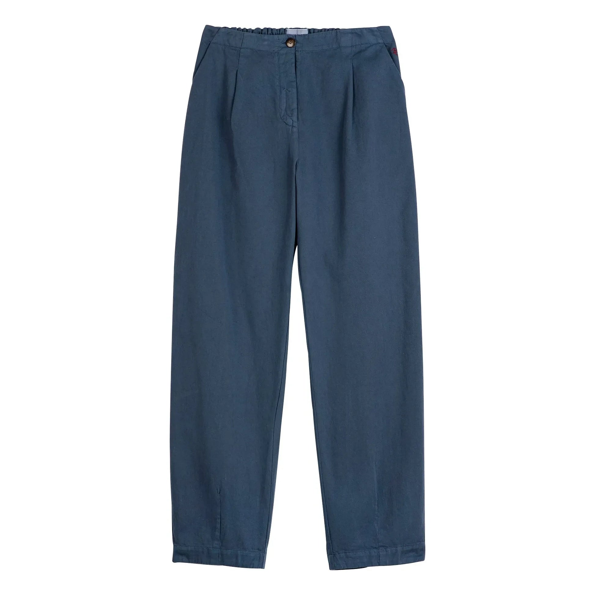 Bobo Choses - Straight Leg Cotton Pants | Dark Blue