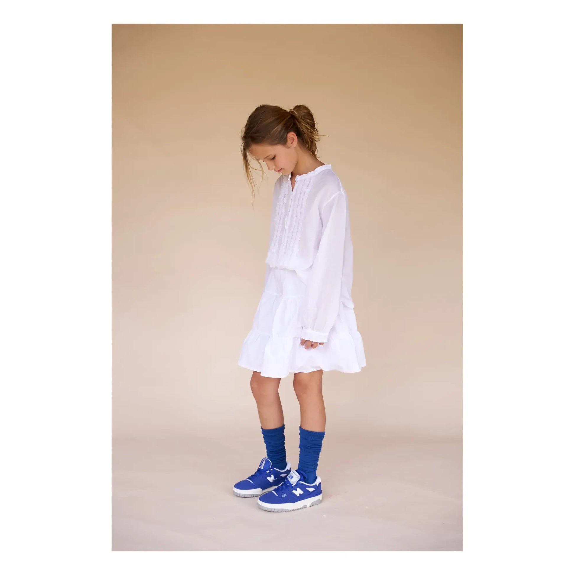 Longlivethequeen - Shirred blouse | White