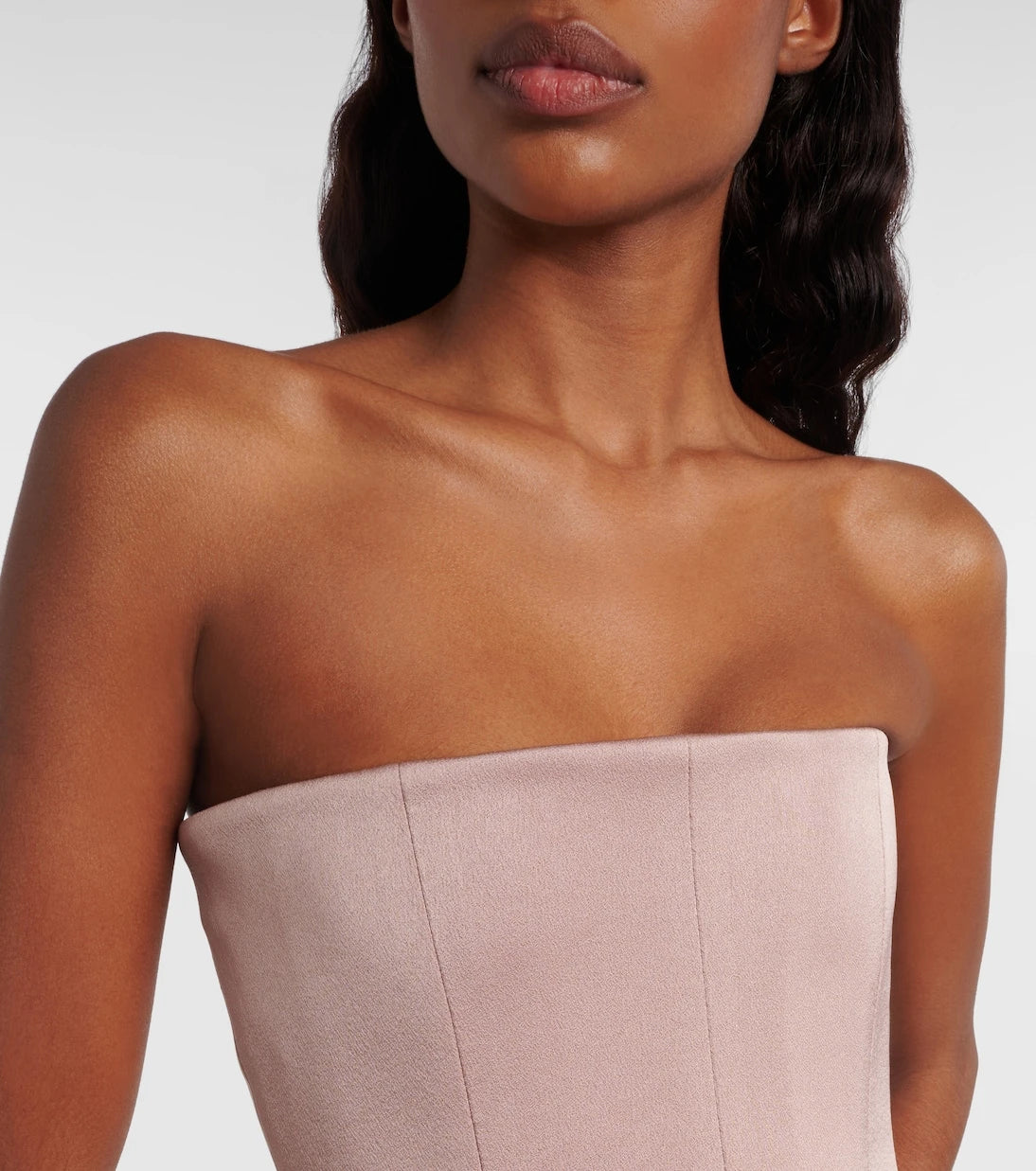 Alex Perry - Draped satin corset gown