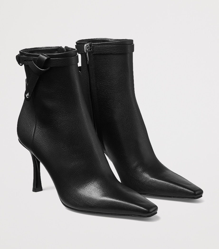 Camie AB 80 Leather Heeled Boots