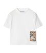 Burberry Kids Cotton Check-Patch T-Shirt (6-24 Months)