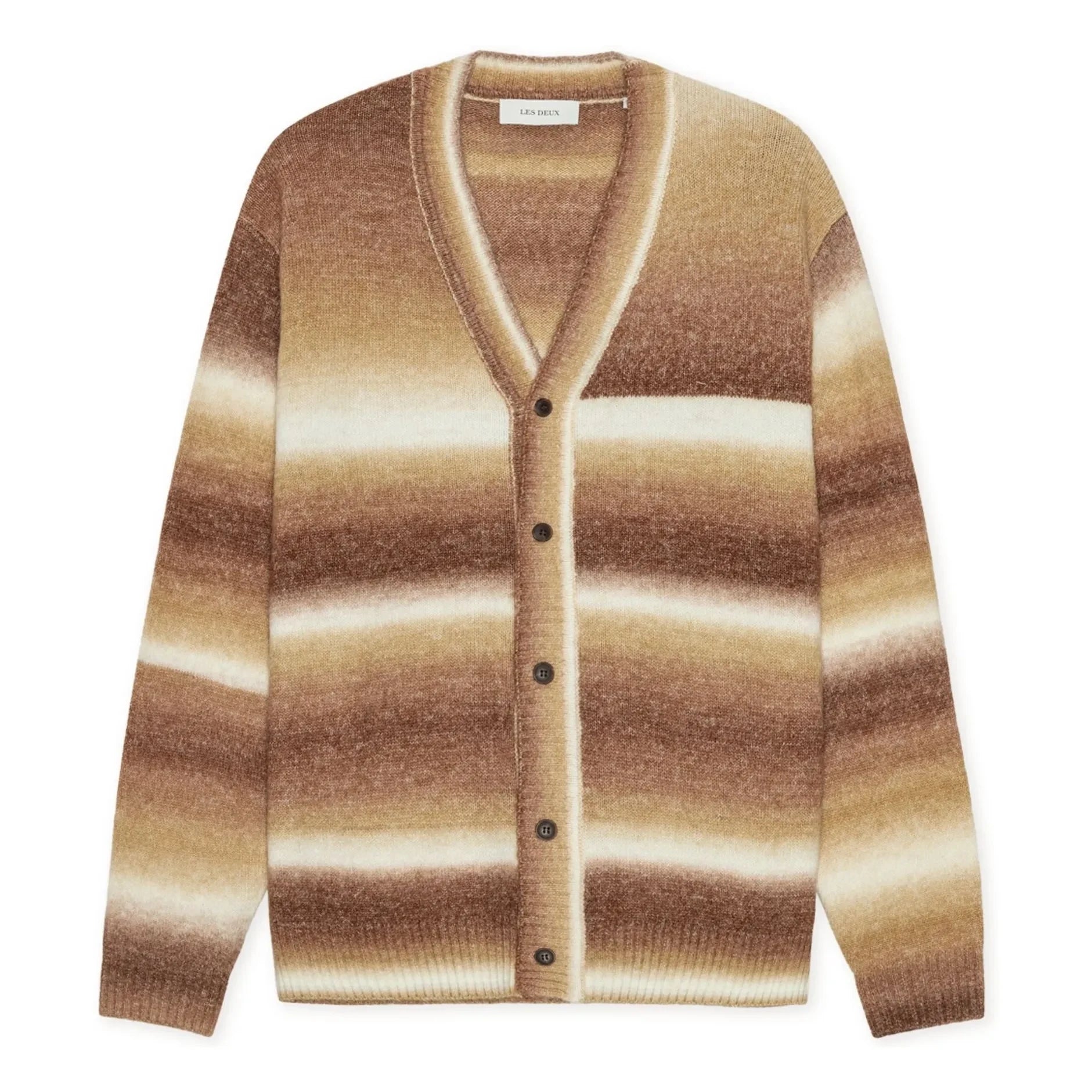 Les Deux - Boston Gradient Maille Cardigan | Light brown