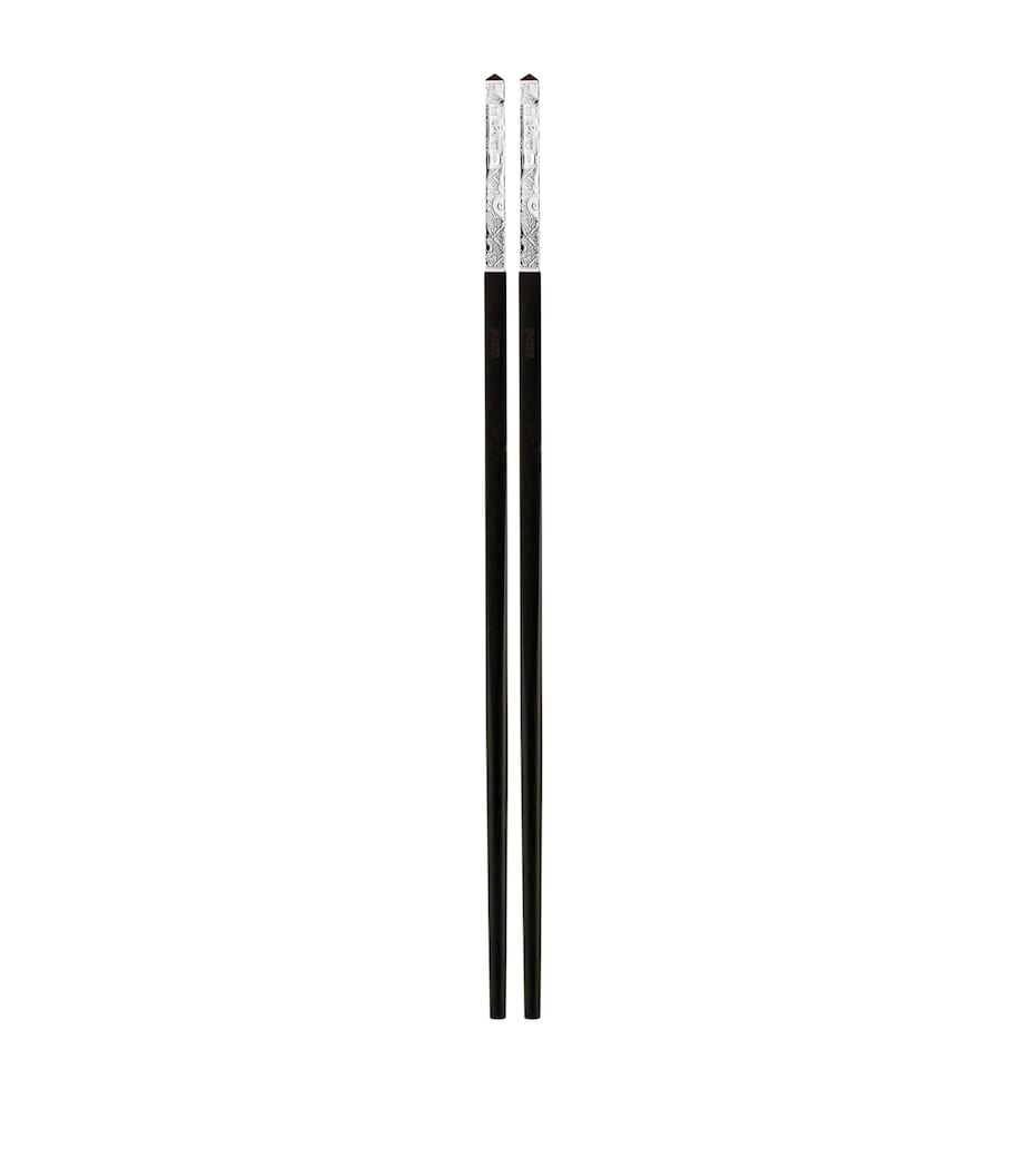 Silver-Plated Chinese Jardin d’Eden Chopsticks SILVER