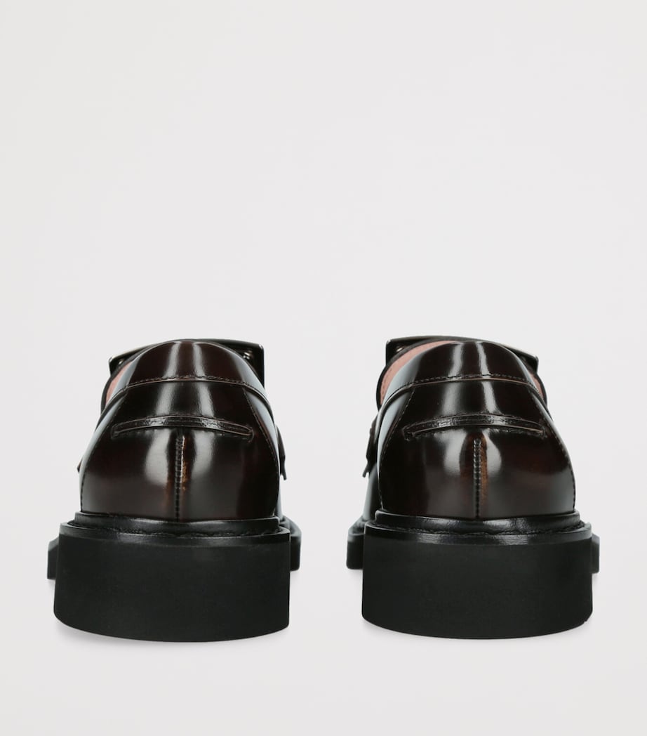 Leather Viv' Rangers Loafers BROWN