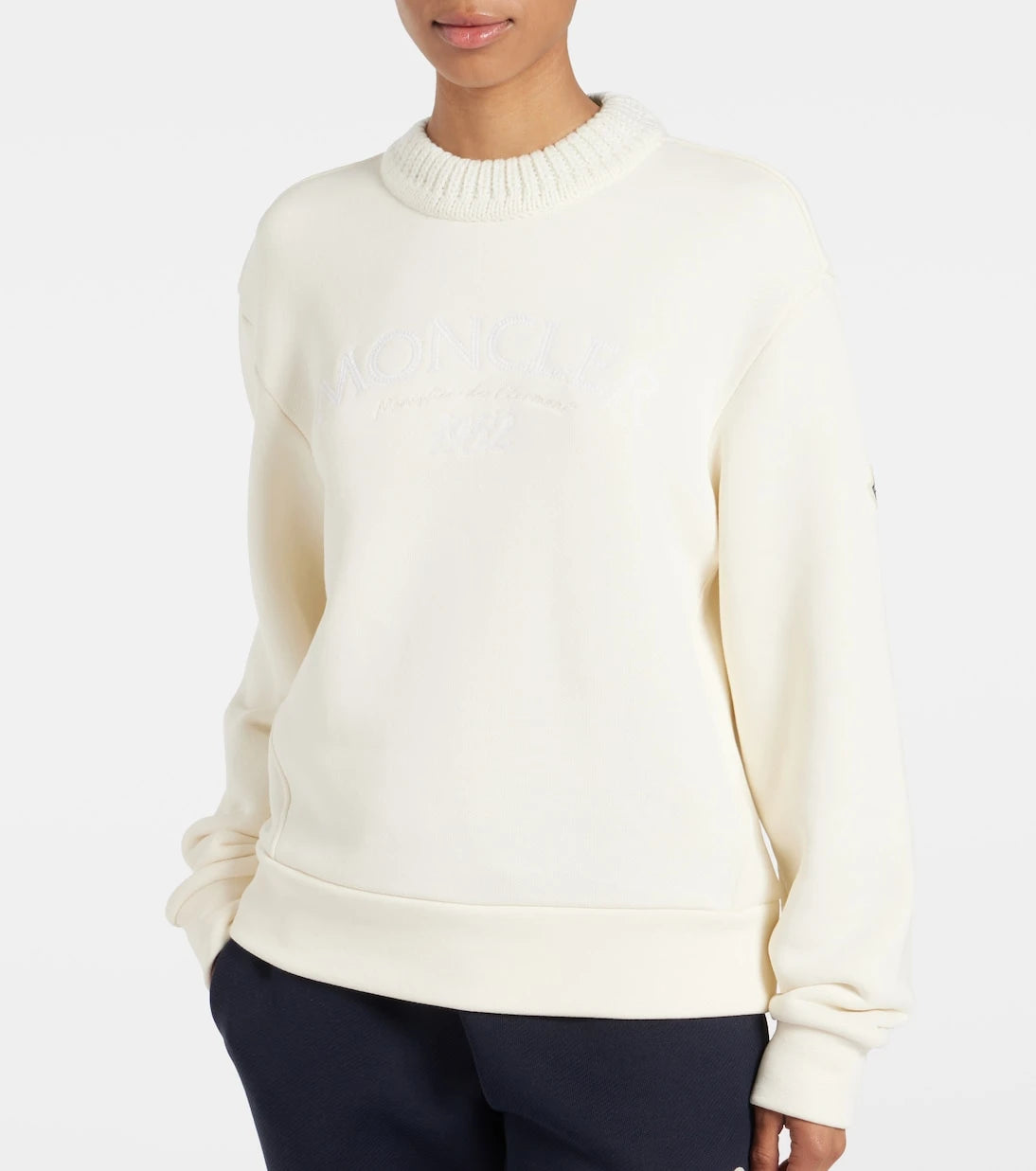 Moncler - Logo cotton-blend sweatshirt