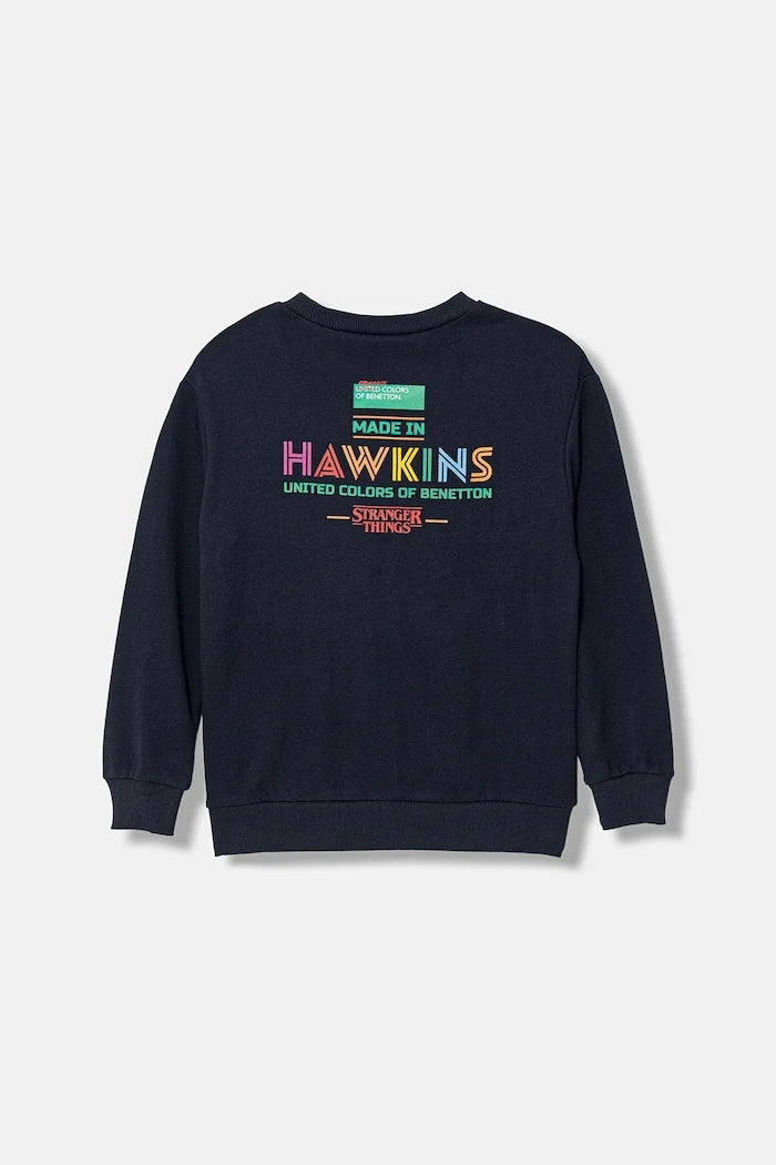 United Colors of Benetton Çocuk Pamuklu Sweatshirt