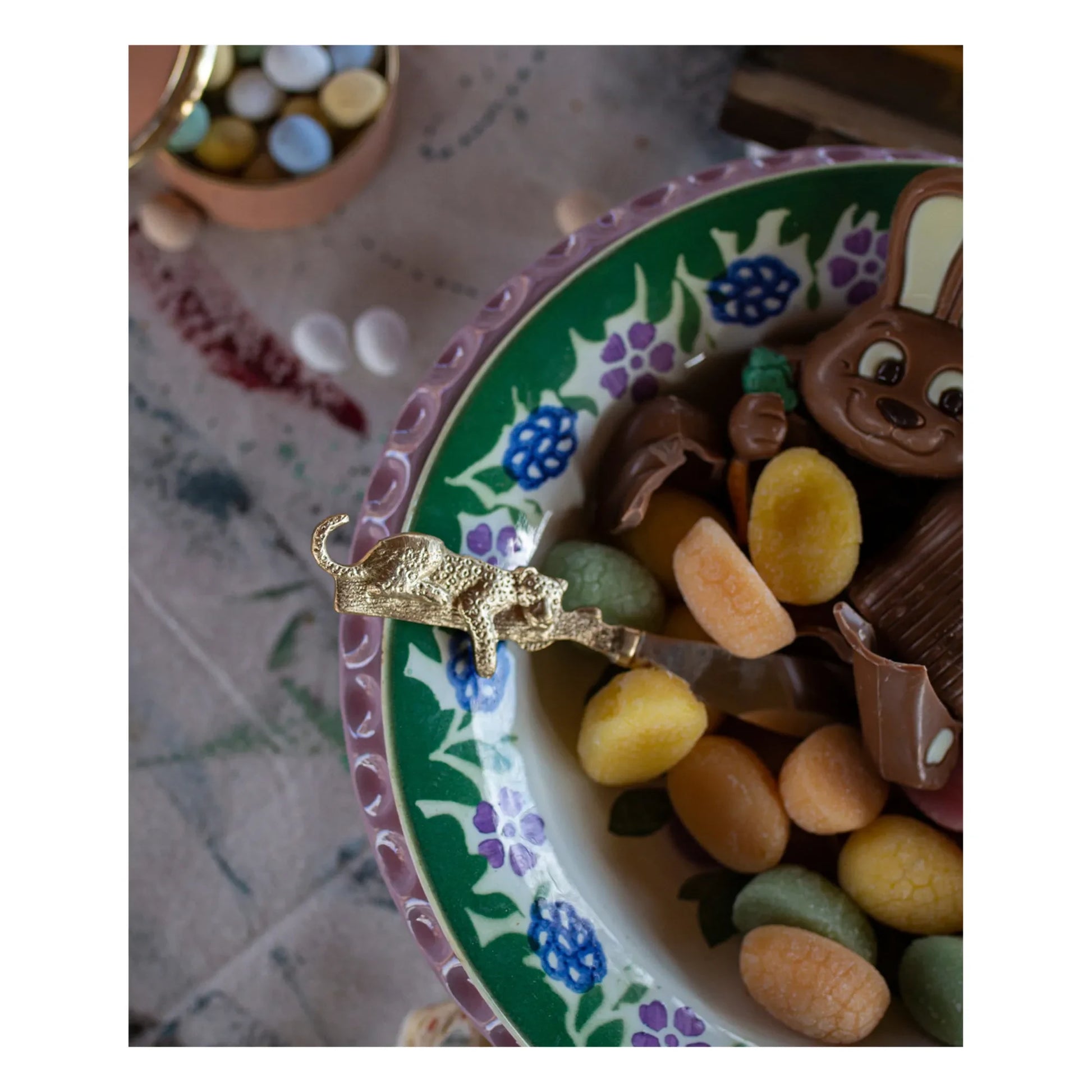 Doing Goods - Leopard Brass Butter Knife | Gold