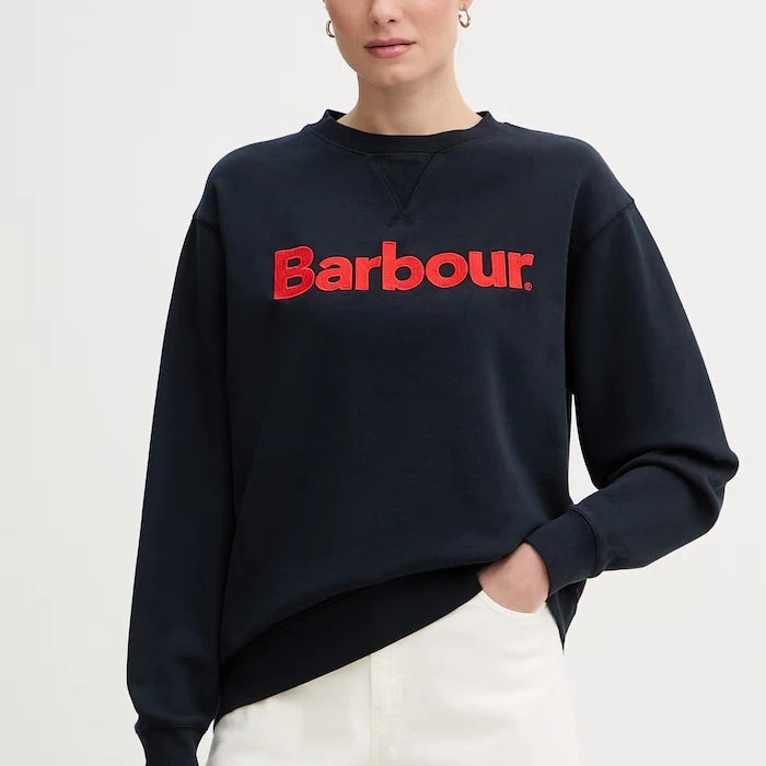 Barbour kadın pamuklu sweatshirt Hartland