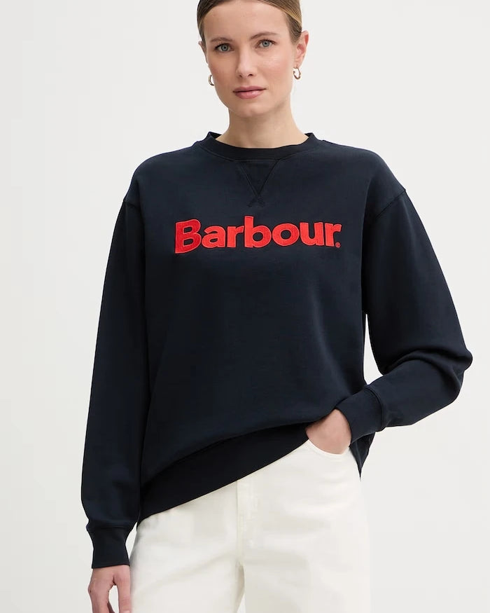 Barbour kadın pamuklu sweatshirt Hartland