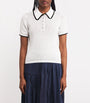 Multi Pointelle Knit Polo Shirt