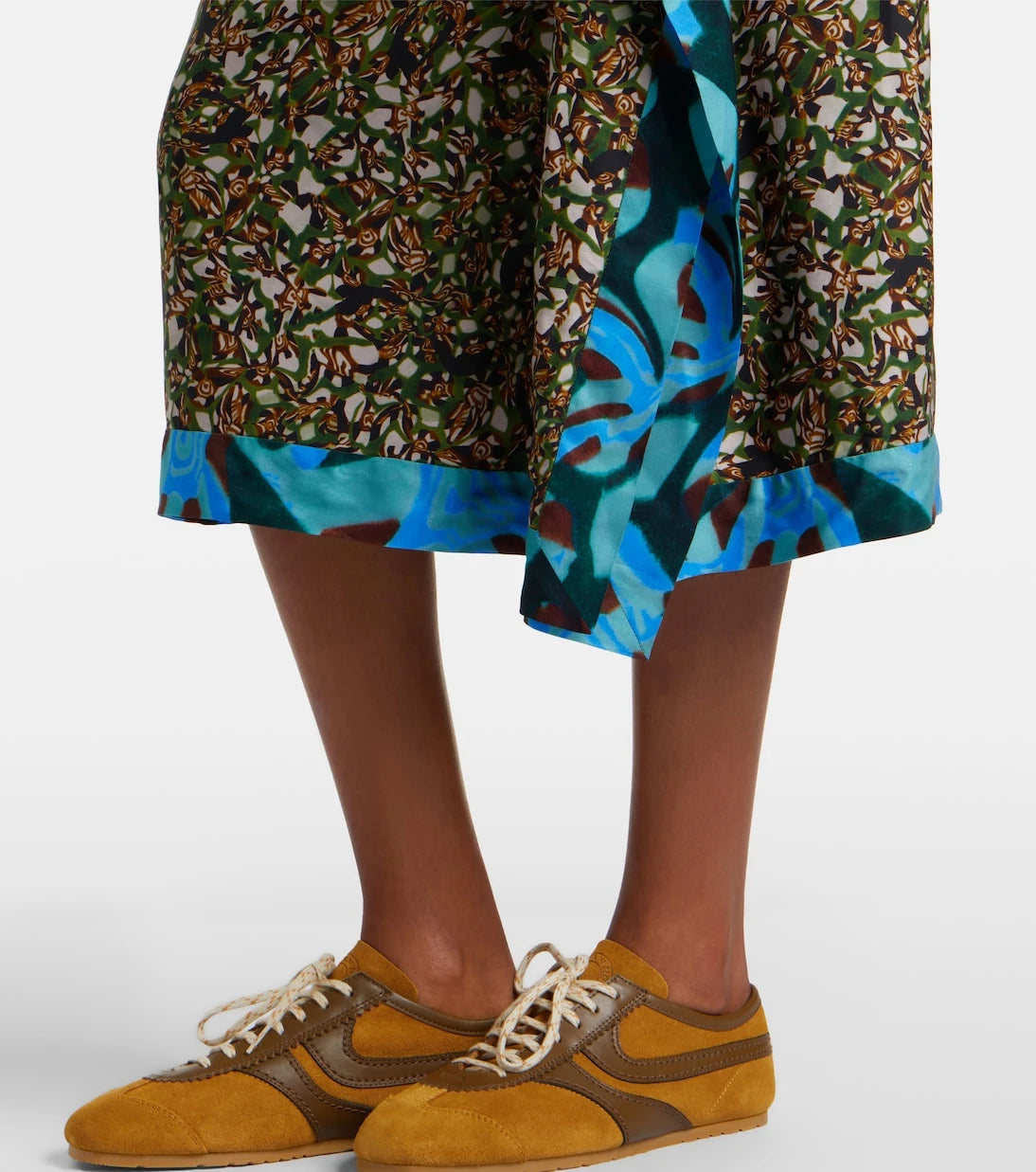 Dries Van Noten - Sole printed midi skirt