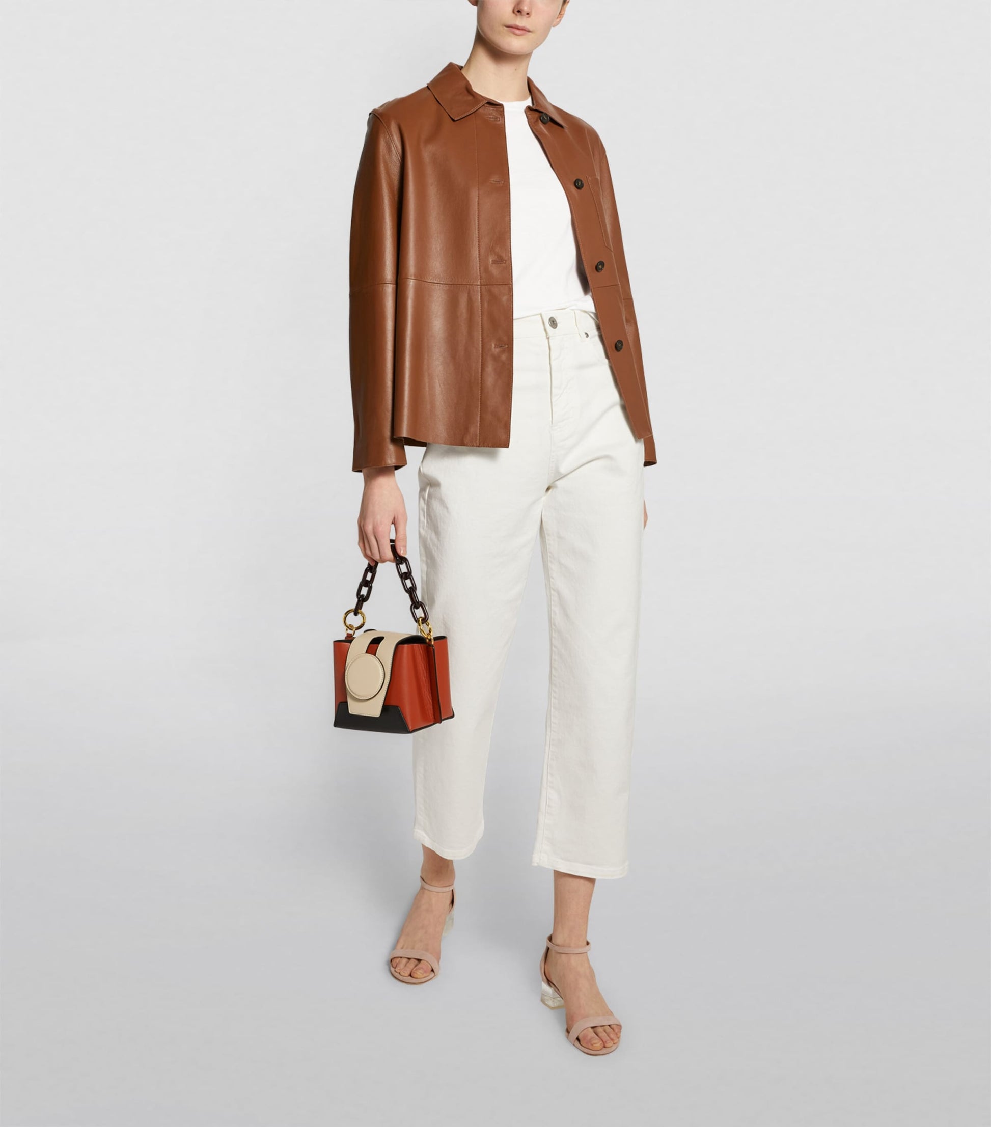 Vince White Pima Cotton Essential T-Shirt