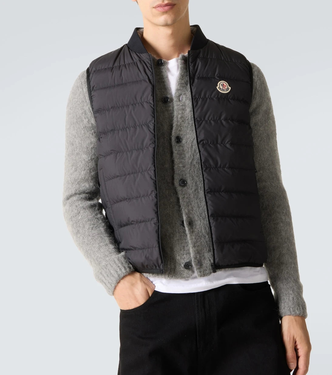 Moncler - جاكيت Verney مبطّن بالريش