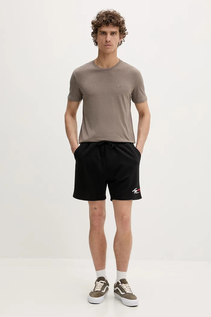 Tommy Jeans erkek pamuklu spor kısa şort