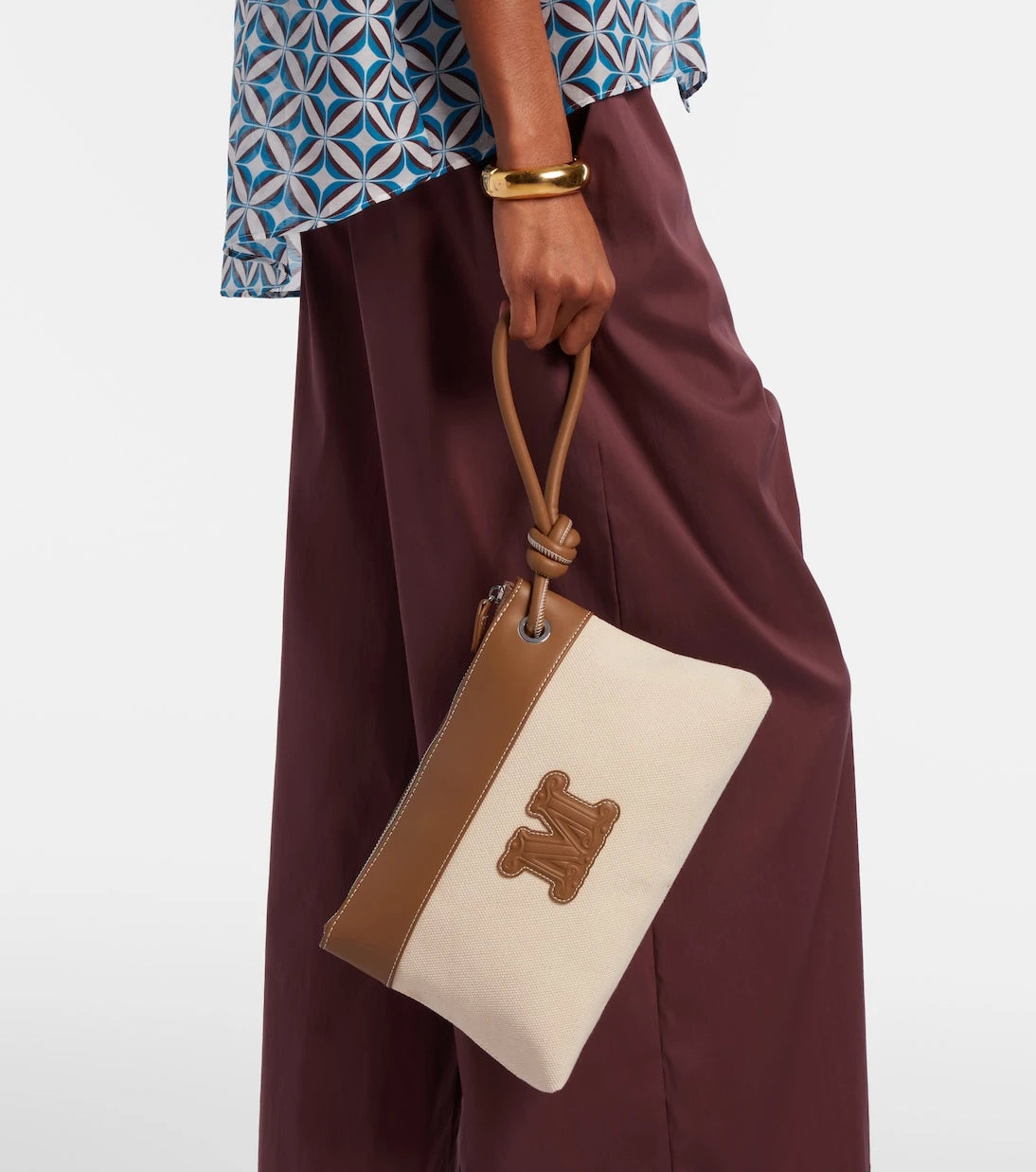 Max Mara - Frisia Small canvas pouch