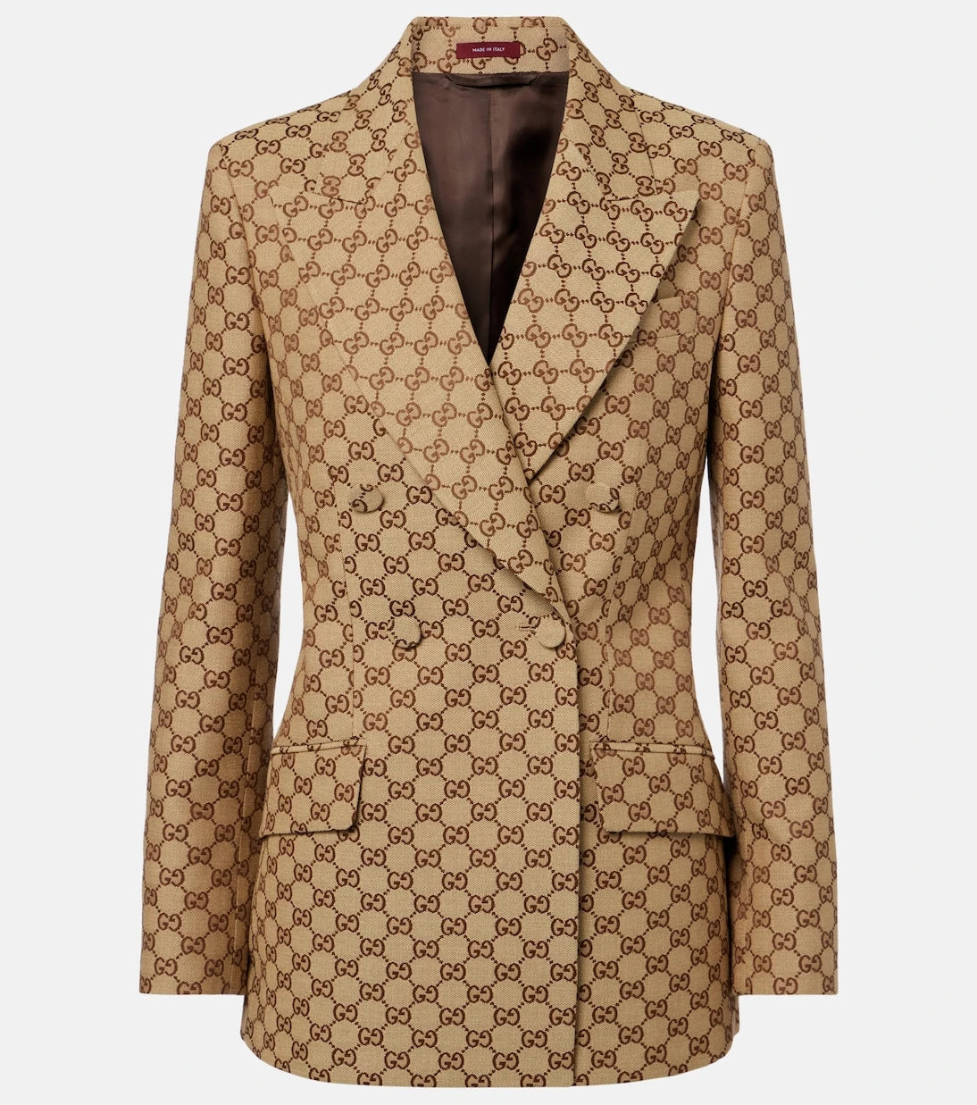 Gucci - Cotton-blend GG jacquard blazer