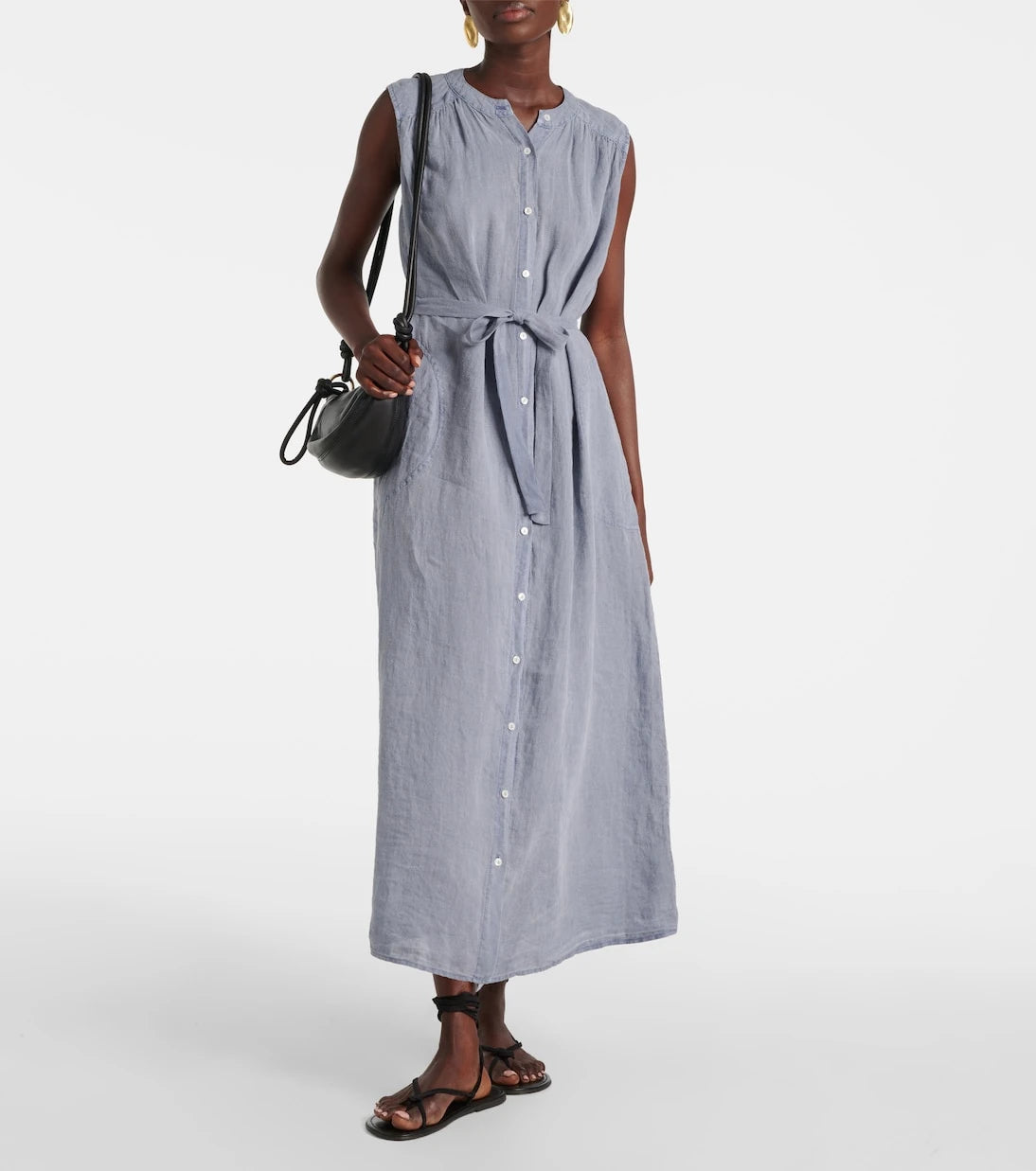 Velvet - Luna linen maxi dress