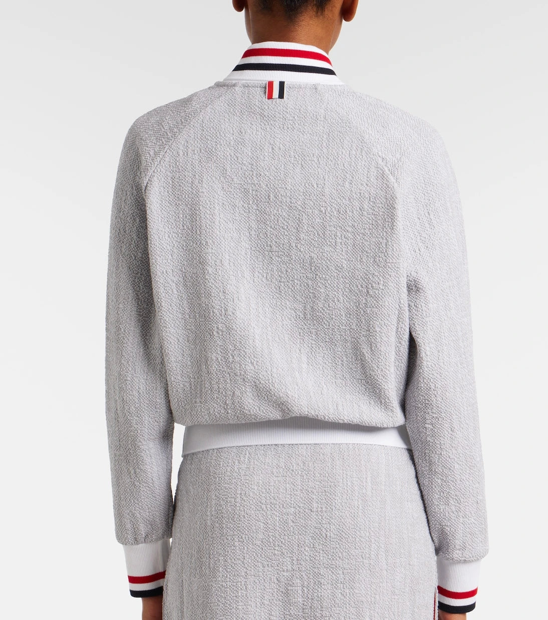 Thom Browne - سترة بومبر من مزيج القطن