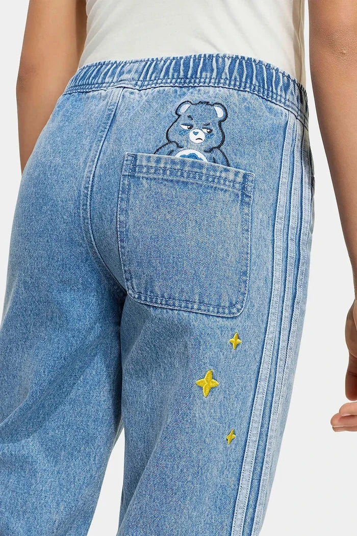 adidas Originals çocuklar için straight kot pantolon