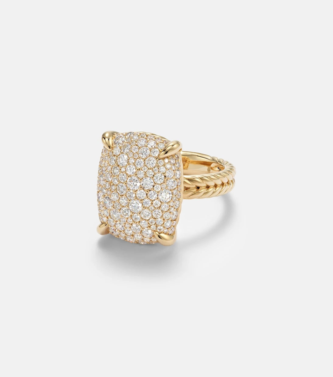 David Yurman - Châtelaine® 18kt gold ring with diamonds