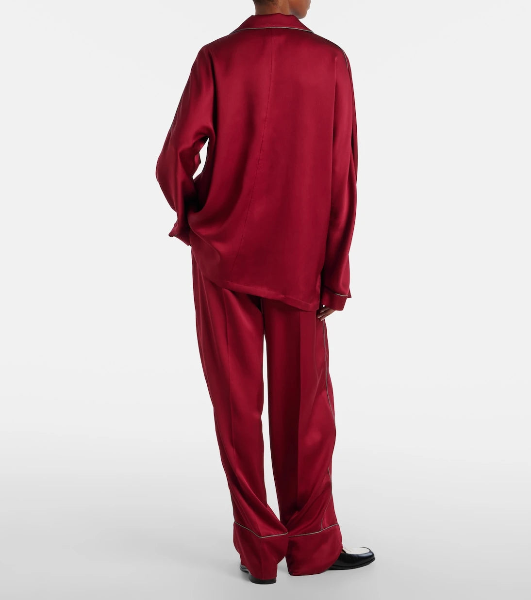 Givenchy - Silk satin wide-leg pants