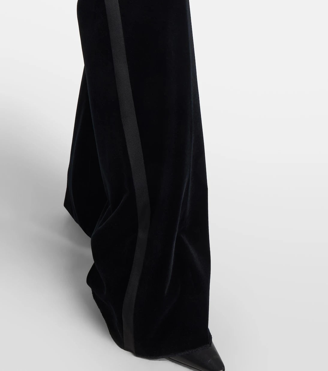 Max Mara - Vetrino cotton velvet flared pants