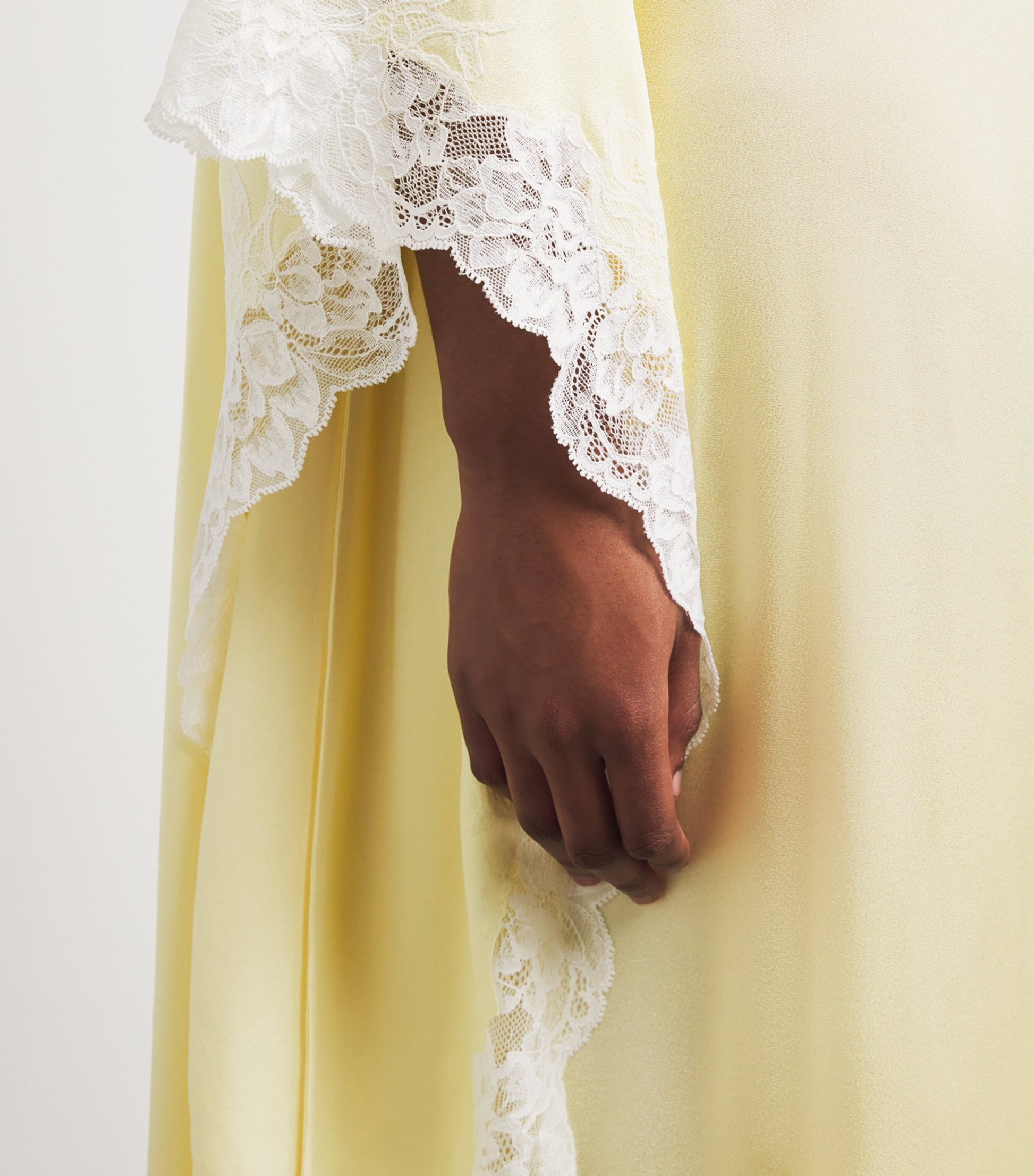 Bocan Yellow Satin Adelaide Kaftan