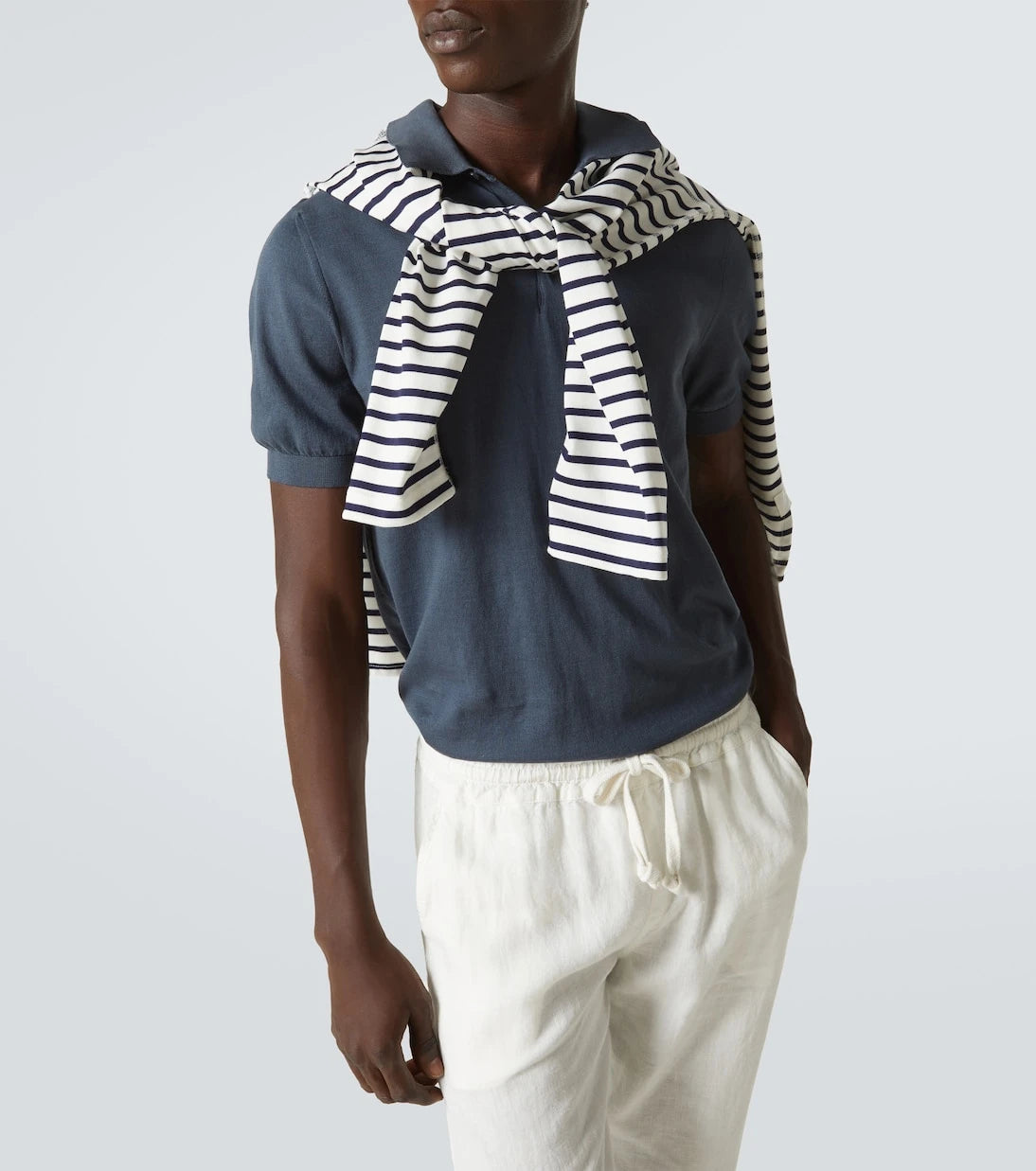 Fedeli - Cotton polo shirt