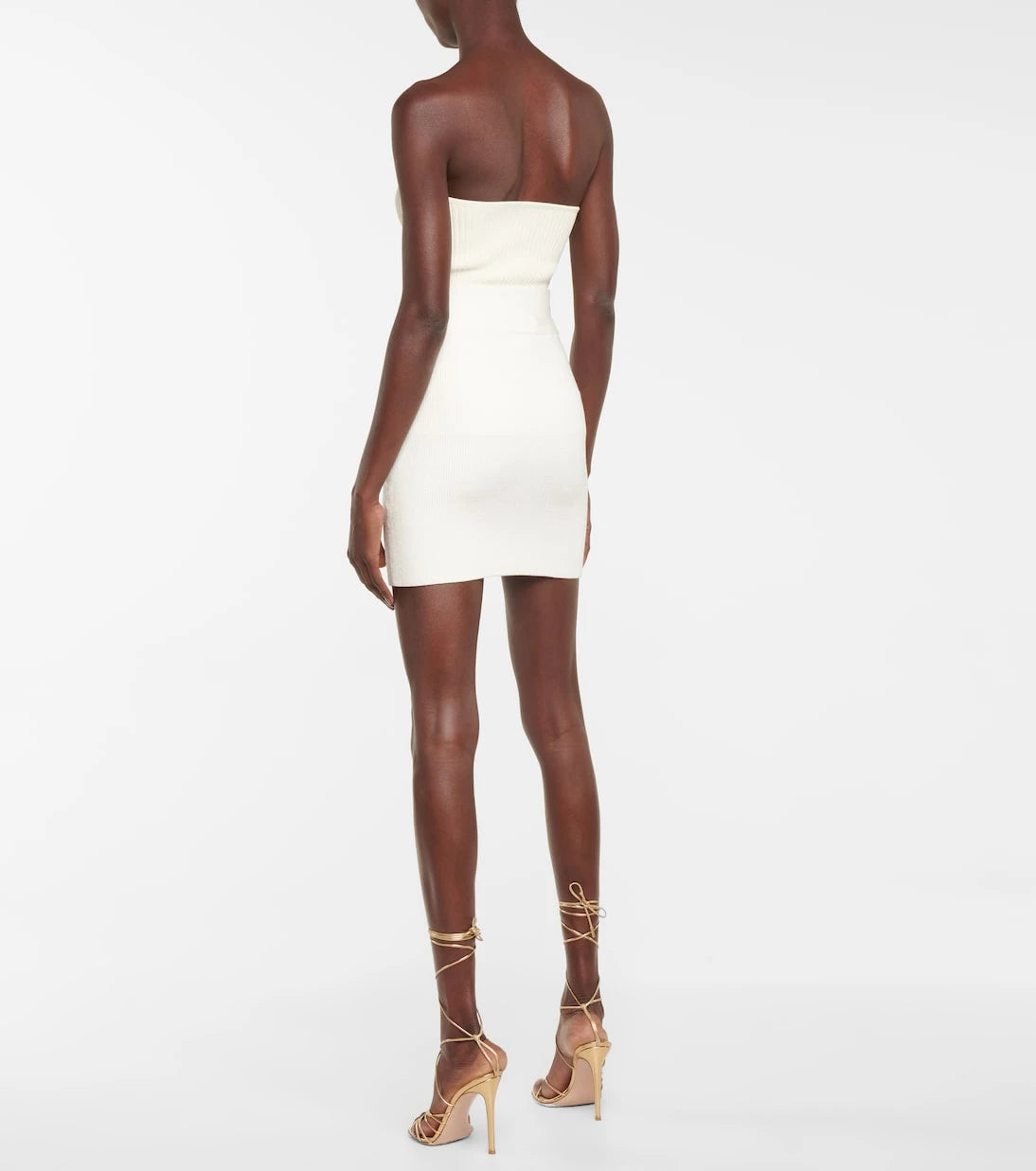 Galvan - Nyx ribbed-knit miniskirt