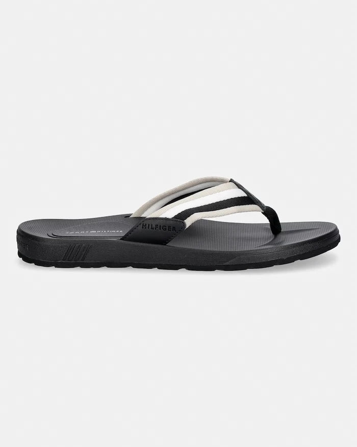 Tommy Hilfiger Erkek MOLDED HILFIGER RWB BEACH SANDAL Terlik