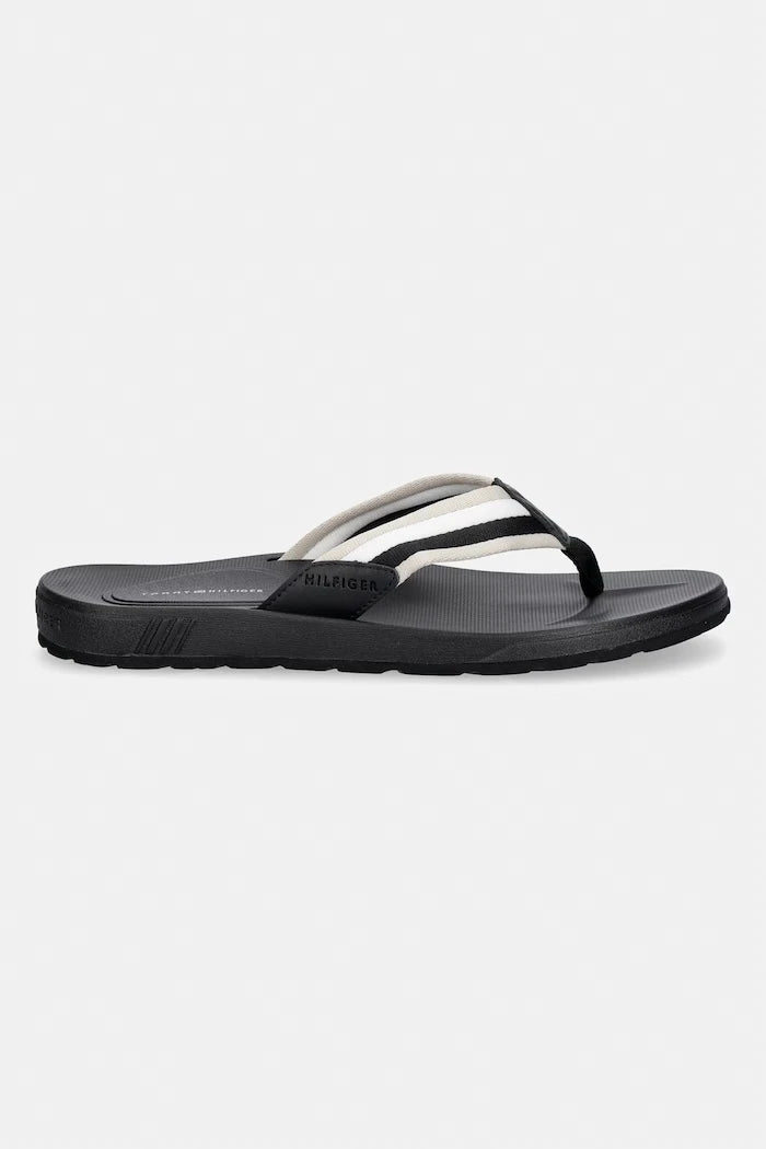 Tommy Hilfiger Erkek MOLDED HILFIGER RWB BEACH SANDAL Terlik