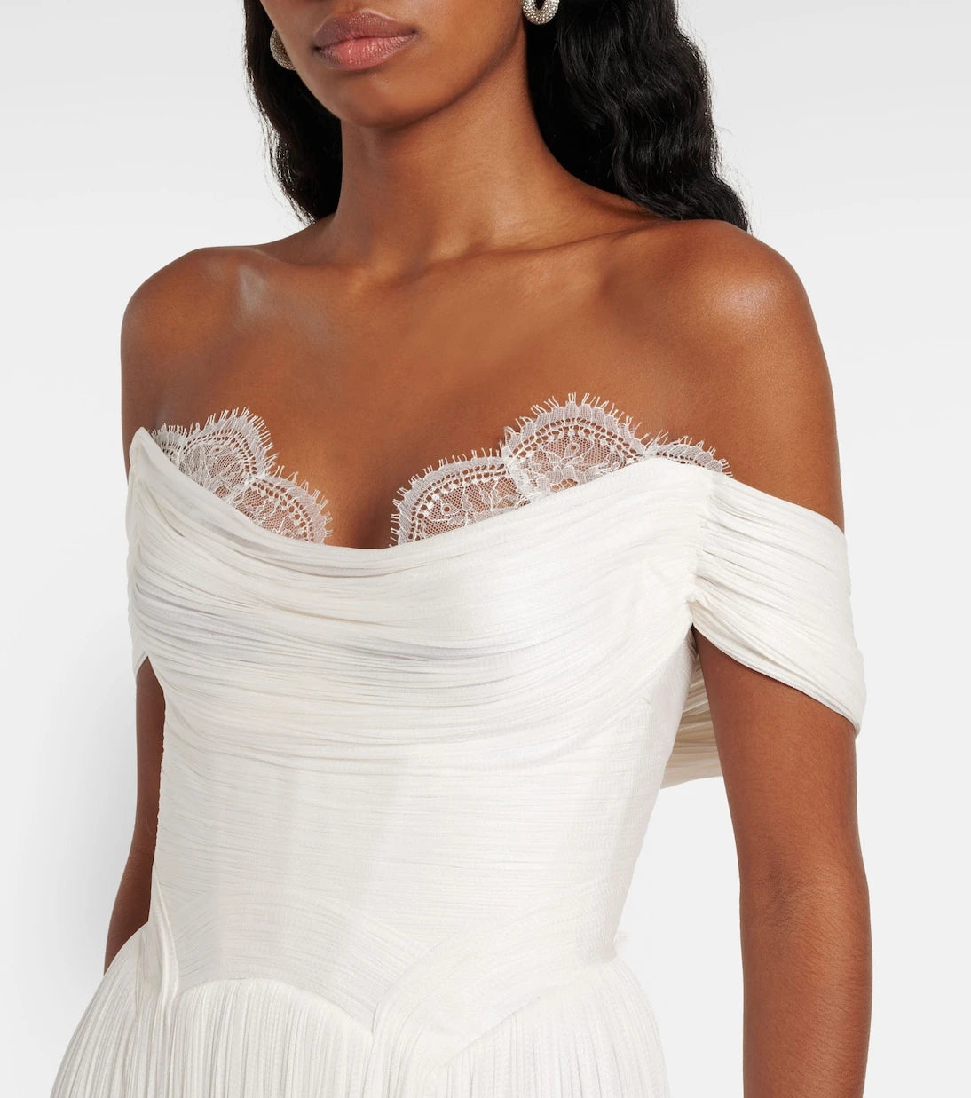 Maria Lucia Hohan - Sharon off-shoulder silk gown