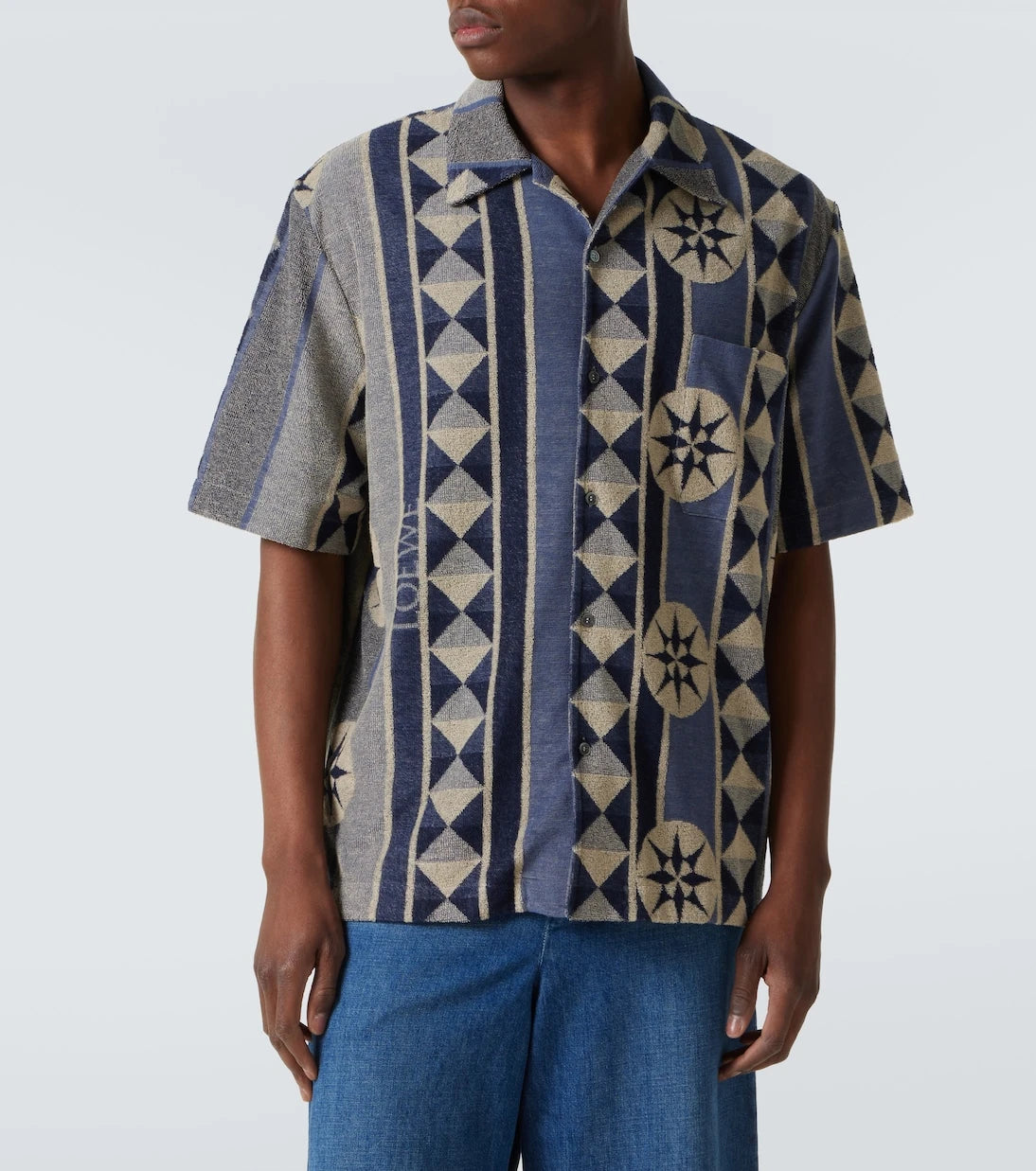 Loewe - Jacquard terry bowling shirt