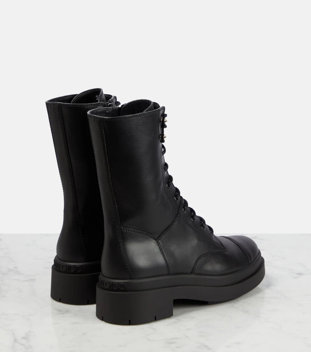 Jimmy Choo - Nari leather mid-calf boots