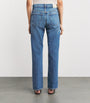 Citizens of Humanity Blue High-Waist Zurie Straight Jeans